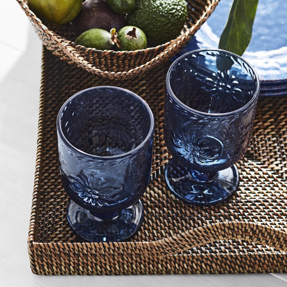 Sonora Outdoor Etched Tritan Goblets Williams Sonoma Australia